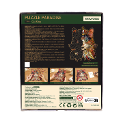Puzzle en Bois 200 pièces Chat Cat King 26x32cm TA002 Puzzle Paradise Rowood