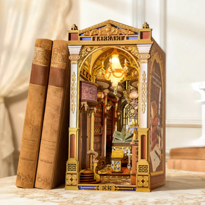 [Book Nook] Kit Maquette Library of Wonders : un projet miniature � construire soi-m�me