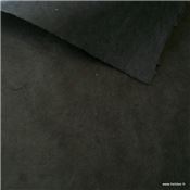 Papier népalais uni couleur Noir Feuille 50x75 cm Lokta Fait-main