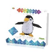 Kit pliage Origami 3D Pingouin Taille M 463 pièces Créagami