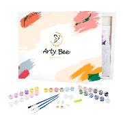 Peinture par numéros Plage Palmier Tableau 40x50 Arty Bee