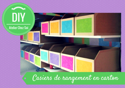 Fabriquer caisses de rangement enfant 