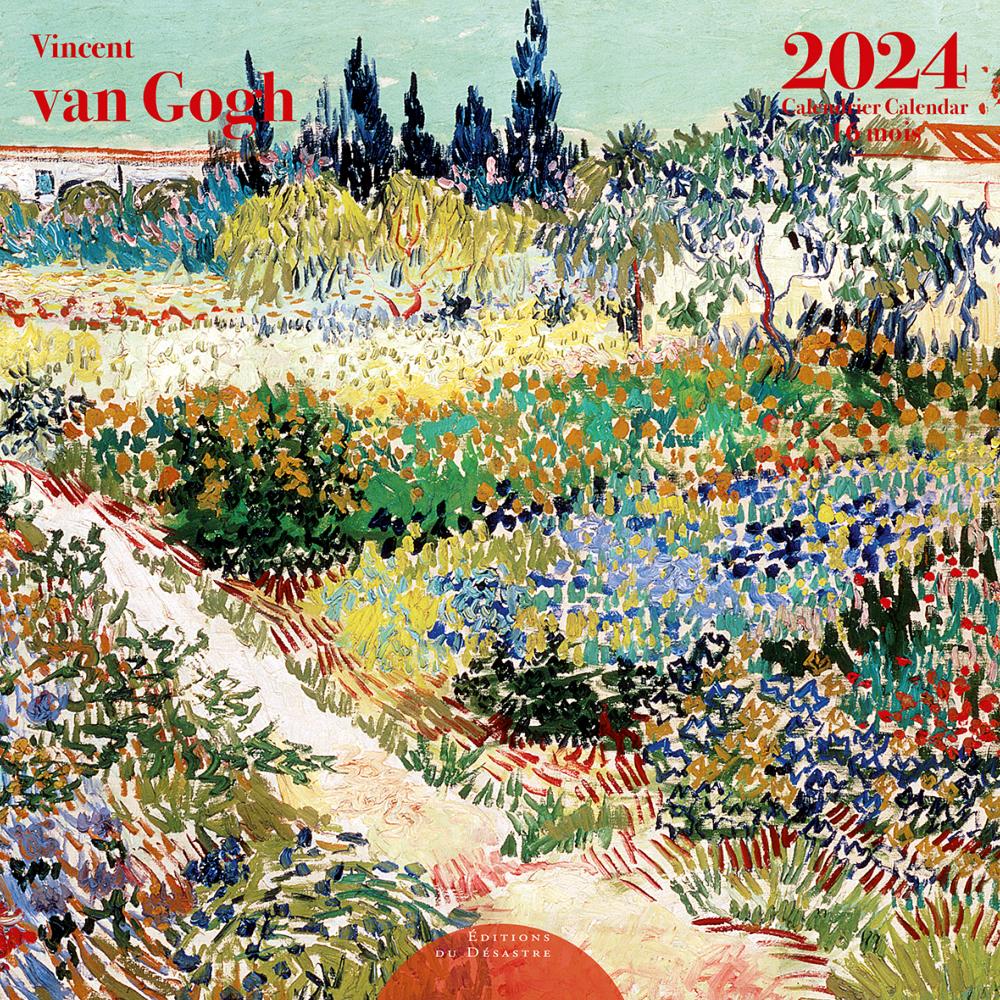 Calendrier mural 2024 Vincent Van Gogh 16 mois