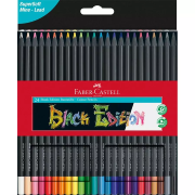 Crayons de couleur Black Edition 24 couleurs Mine tendre Faber Castell