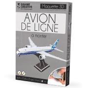 Maquette Avion de ligne en Carton Mousse à construire 26 x 28 x 14 cm