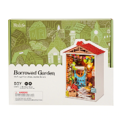 Kit Maquette Bois Ville miniature Jardin Récup Borrowed Garden 8.5x7x13 cm DS013