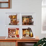 Kit Maquette 3D Cabane féérique Tronc d'Arbre miniature à fabriquer 21x18x22 cm DG179 Fairytale House Rolife