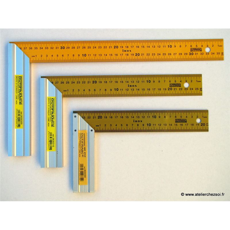 Equerre de menuisier standard 25x12 cm - 4mepro