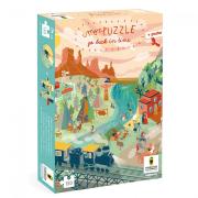 Puzzle à remonter le temps FarWest 150 pièces Pirouette Cacahouète