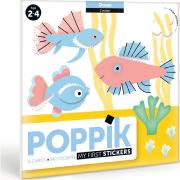 Mes premières Gommettes 6 cartes Océan 96 Stickers 2 ans Poppik