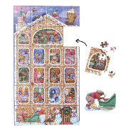 Calendrier de l'Avent l'Atelier du Père-Noël 24 Puzzles 20 pièces Professor Puzzle