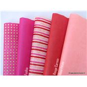 Papier népalais uni couleur Fushia Feuille 50x75 cm Lokta Fait-main