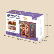 Kit Maquette Book Nook Cabine de Train Voyage Magique 22x16x22 cm TQ441 Magical Journey Miniature 3D ToneCheer
