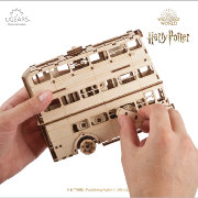 Ugears Maquette Bois Harry Potter Bus 3 étages The Knight Bus Puzzle 3D Mécanique