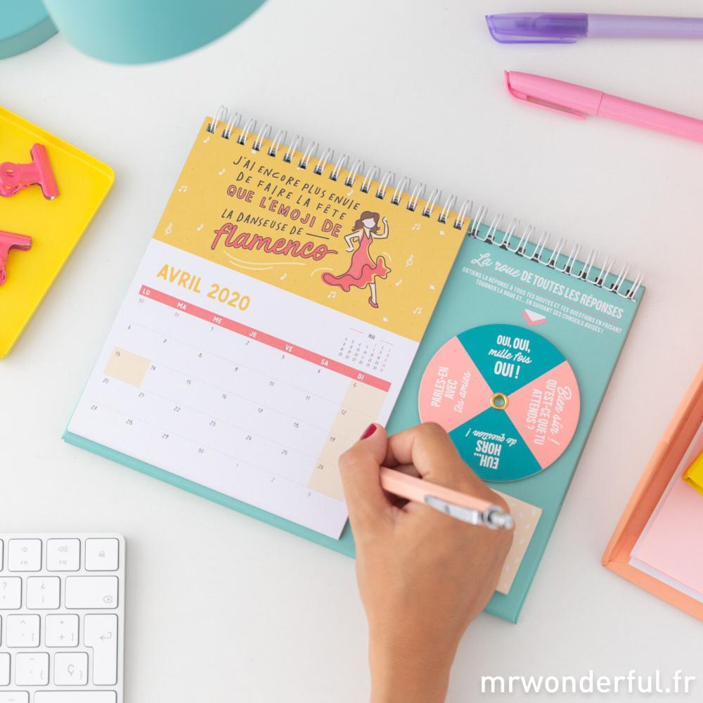 Calendrier de Table 2020 Allez Surprends-moi Mr Wonderful