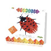 Kit pliage Origami 3D Coccinelle Taille XS 109 pièces Créagami