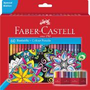Etui Accordéon 60 Crayons de Couleur Faber Castell
