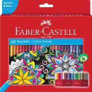Etui Accordéon 60 Crayons de Couleur Chateau Faber Castell