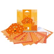 Papier Origami Color 20 feuilles 12x12 cm Orange Avenue Mandarine
