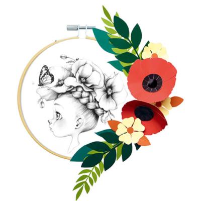 Boîte créative Ma déco florale sur Cercle Avenue Mandarine