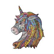 Puzzle en Bois Licorne Féérique 120 pièces 32x25 cm Creatif Wood