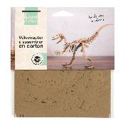 Maquette Dinosaure Velociraptor en Carton à construire 35 x 18 x 11 cm