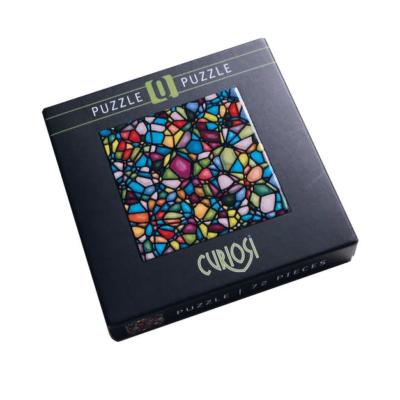 Mini-Puzzle Q Casse-tête Color Abstrait 72 pièces 12.5x12.5 cm Curiosi
