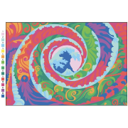 Kit Coloriage Mystère Exotic Mandala 12 Marqueurs Acrylique Graph'It Go et 8 Cartes