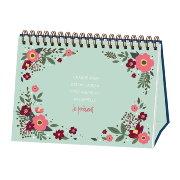 Livre cadeau 52 messages Hello le Bonheur Livre Chevalet 16 x 13 cm Art Grafik
