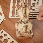 Maquette Bois Musique Violoncelle 20cm Puzzle 3D de 58 pièces