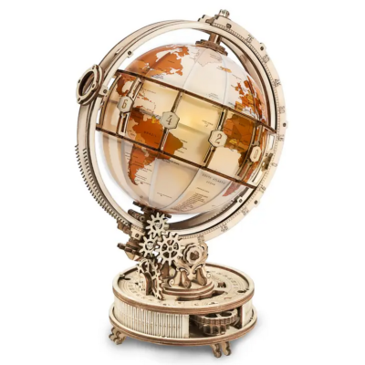 Maquette en bois Globe Lumineux 29 cm ST003 180 pièces à fabriquer Rokr