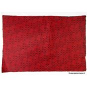 Papier népalais Lokta Foulard noué Rouge Feuille 50x75 cm