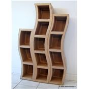 Patron de meuble en carton - Etagère en carton Hondule Grande