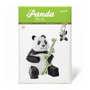 Paper Toy Panda assis et Bambou 14 cm Jouet en papier Pukaca