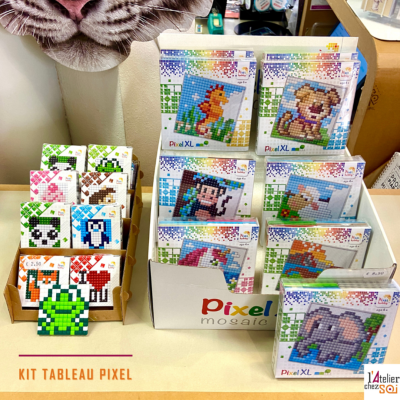 [Pixel art] Kits pour Mini tableaux de pixels en plastique biosourc