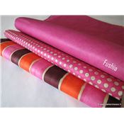 Papier népalais uni couleur Fushia Feuille 50x75 cm Lokta Fait-main