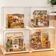 Vitrine de protection DF03L Housse Acrylique Transparente 28
