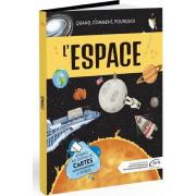 Coffret Mega Atlas Espace 1 Livre 9 Planètes 1 Puzzle 500 pièces et 40 Cartes Sassi Junior