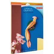 Oiseau de Paradis Jaune Olango 37cm Décoration murale 3D Studioroof