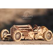 Ugears Maquette Bois Voiture Grand Prix U9 Puzzle 3D Mécanique 348 pièces