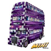 Maquette Harry Potter Magicobus Violet Knight Bus 130 pièces 19x13x5.5 cm Mini Wrebbit 3D Puzzle