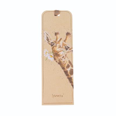 Marque-pages à ruban Girafe 5x15 cm Wrendale