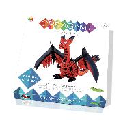 Kit pliage Origami 3D Dragon Taille M 463 pièces Créagami