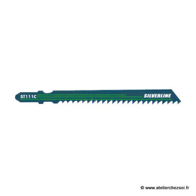 5 Lames scie-sauteuse 100mm Bois