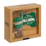 Coffret Cadeau Bière Bonheur 1 Chope et 4 sous-bocks Art Grafik