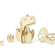Kit de Construction Bébé Dino Féroce Les P'tits Bidules en Bois Agent Paper