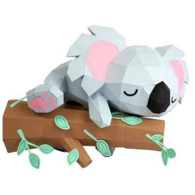 Kit de pliage Prédécoupé Koala sur sa branche 34x40x34 Agent Paper