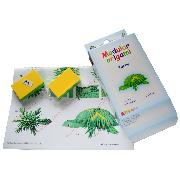 Kit pliage Origami 3D Tortue verte 10x13 cm 234 modules Modular Origami ATH Press