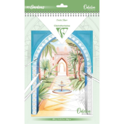 Bloc de coloriage Les jardins 20 feuilles A4 250g Odélia E. Colin Clairefontaine