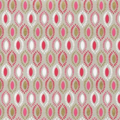 Papier Indien Ivoire à Motifs Oeil Blanc Rose Or Feuille 50x70cm